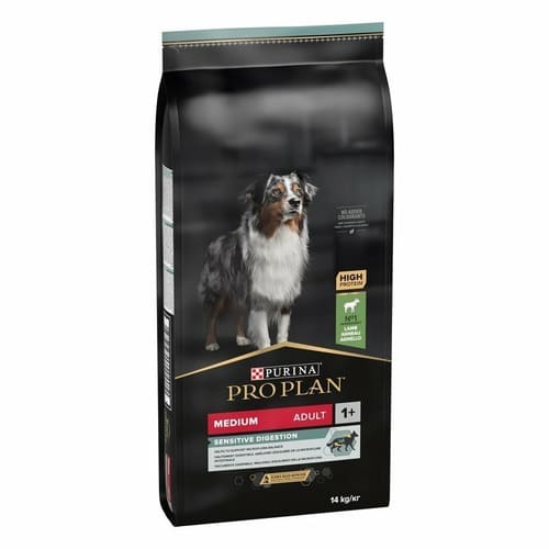 Pro Plan Medium Sensitive Digestion suņu barība jutīgai gremošanai ar jēru 14 kg